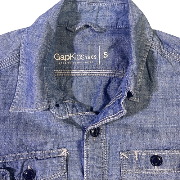 GapKids Denim Button Up - Picture 3 of 3